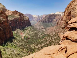 El cañón de Zion desde lo alto