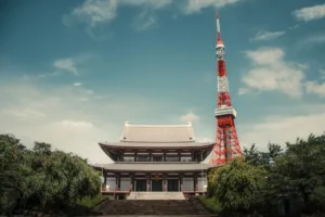 Zojo-ji Temple and Tokyo Tower